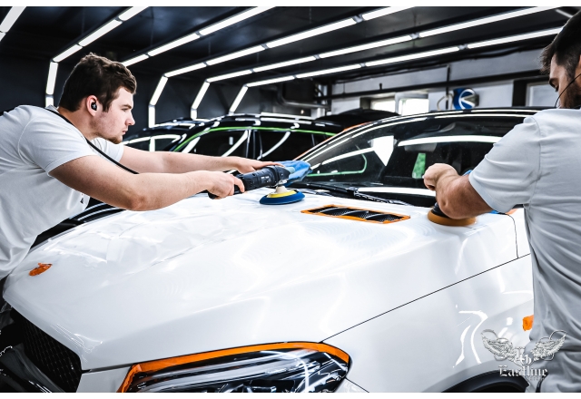 Mercedes-Benz GLE Coupe на детейлинг-процедурах в тюнинг-ателье Eastline Garage 