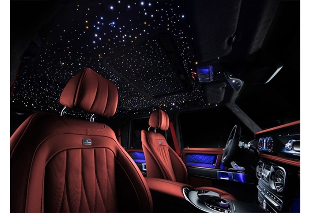 Mercedes-Benz G-class. Звездное небо в салоне Гелендвагена.