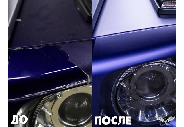Mercedes-Benz G-class – устранение ржавчины и коррозии. Оклейка кузова в матовый полиуретан